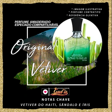 Perfume Similar Gadis 838 Inspirado em Original Vetiver Contratipo